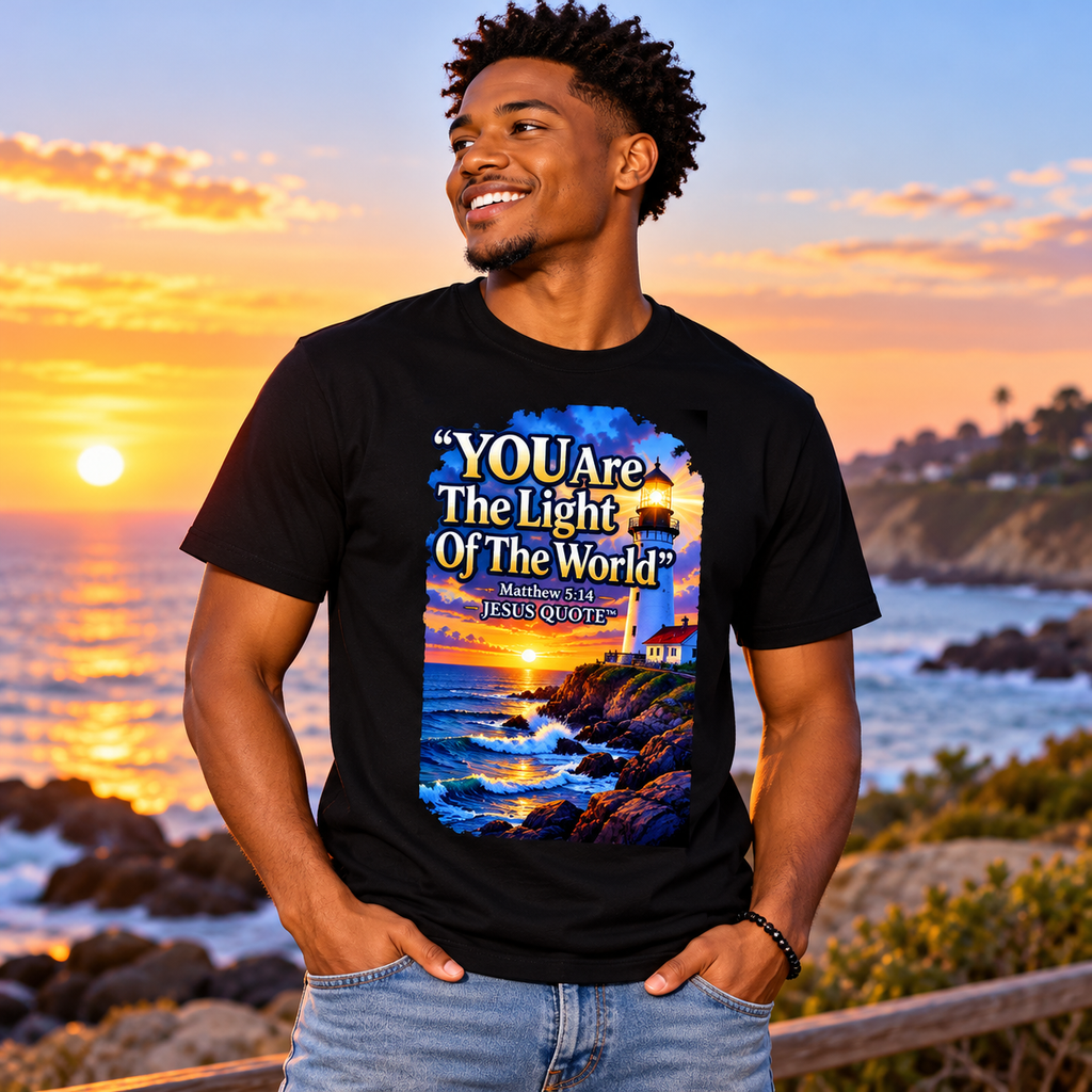 "You Are The Light" Jesus Quote T-Shirt